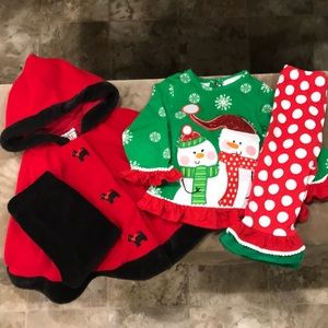 Baby Girl Christmas Lot